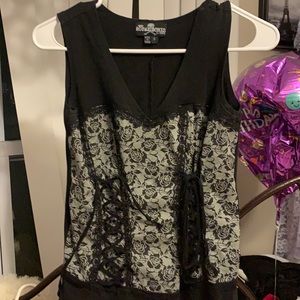 Royal bones corset shirt